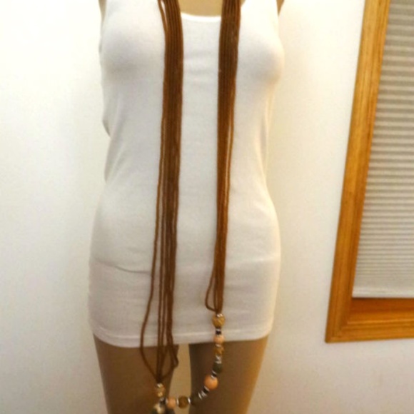 VTG Runway Glass Bead Baroque Pearl Shell Necklace - Picture 8 of 8